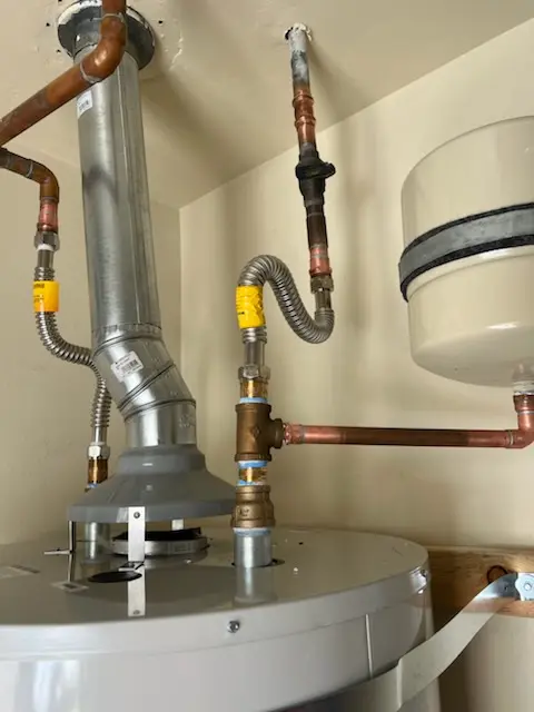 Water heater installation and plumbing repair in Preston